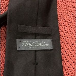 Brooks Brother All Black Silk Tie